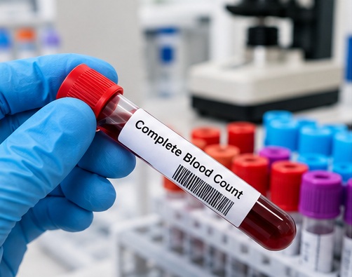 Blood sample and laboratory testing supplies